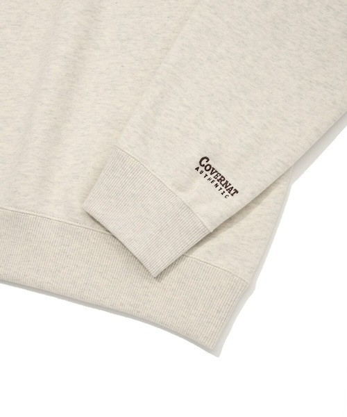 COVERNAT(カバーナット)の「C LOGO MAN TO MAN(スウェット・メンズ・杢グレー/オートミール・LARGE/MEDIUM/SMALL/X-LARGE/X-SMALL)」の14枚目の写真