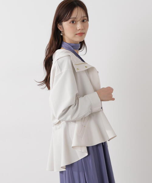 PROPORTION BODY DRESSING(プロポーションボディドレッシング)の「スプリングマウンテンパーカー / 1216155100(マウンテンパーカー・レディース・ブルー/ベージュ/ブラック/オフホワイト・MEDIUM/SMALL)」の6枚目の写真