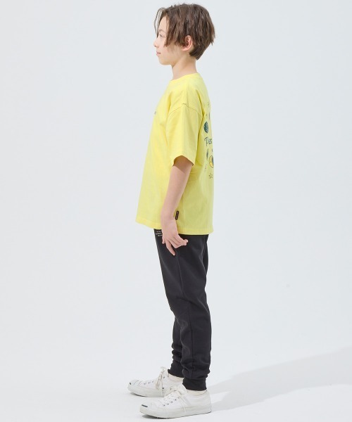 KRIFF MAYER Kid's Collection(クリフメイヤーキッズコレクション)の「【本体綿100%】楽LUCK-Tシャツ(moon)(Tシャツ/カットソー・キッズ・ネイビー/イエロー/チャコール/オフホワイト・170/160/150/140/130/120)」の8枚目の写真
