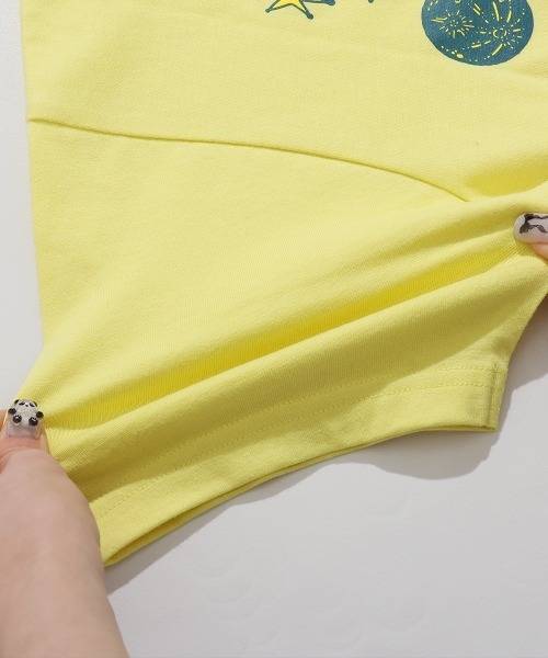 KRIFF MAYER Kid's Collection(クリフメイヤーキッズコレクション)の「【本体綿100%】楽LUCK-Tシャツ(moon)(Tシャツ/カットソー・キッズ・ネイビー/イエロー/チャコール/オフホワイト・170/160/150/140/130/120)」の11枚目の写真