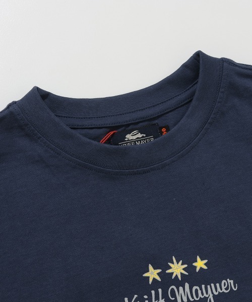 KRIFF MAYER Kid's Collection(クリフメイヤーキッズコレクション)の「【本体綿100%】楽LUCK-Tシャツ(moon)(Tシャツ/カットソー・キッズ・ネイビー/イエロー/チャコール/オフホワイト・170/160/150/140/130/120)」の13枚目の写真
