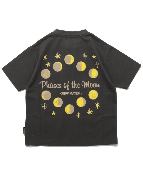 KRIFF MAYER Kid's Collection(クリフメイヤーキッズコレクション)の「【本体綿100%】楽LUCK-Tシャツ(moon)(Tシャツ/カットソー・キッズ・ネイビー/イエロー/チャコール/オフホワイト・170/160/150/140/130/120)」の22枚目の写真