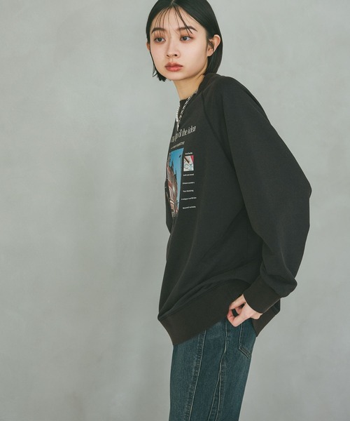 PAGEBOY（ページボーイ）の「フォトプリントミニウラケロングスリーブ（Tシャツ/カットソー・レディース・レッド/オートミール/チャコールグレー・FREE）」の9枚目の写真