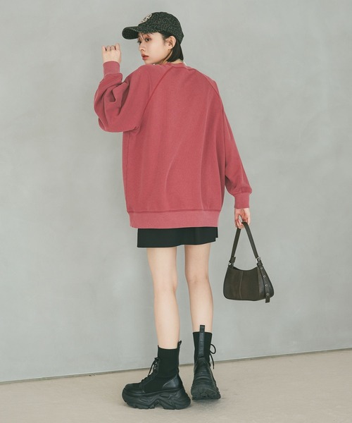 PAGEBOY（ページボーイ）の「フォトプリントミニウラケロングスリーブ（Tシャツ/カットソー・レディース・レッド/オートミール/チャコールグレー・FREE）」の20枚目の写真