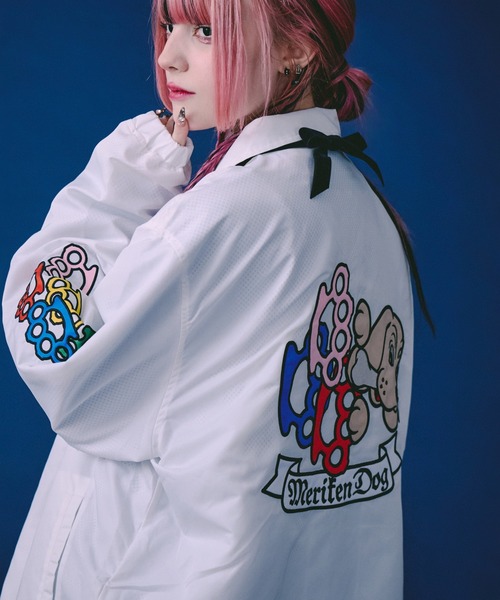 GALFY(ガルフィー)の「GALFY-メリケンHERTSコーチJKT(その他アウター・メンズ・オレンジ/ブラック/ホワイト・XL/L)」の5枚目の写真