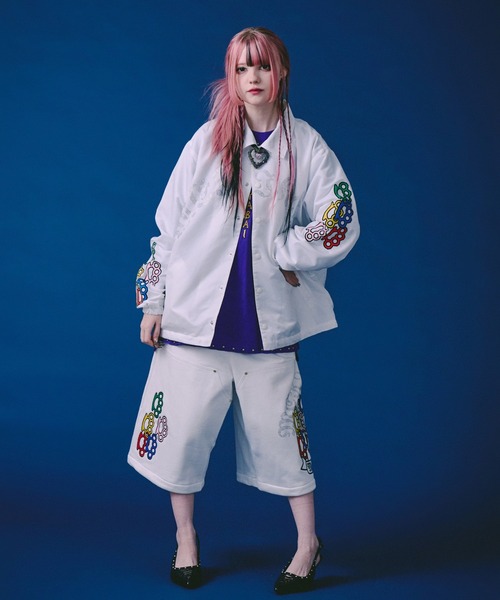 GALFY(ガルフィー)の「GALFY-メリケンHERTSコーチJKT(その他アウター・メンズ・オレンジ/ブラック/ホワイト・XL/L)」の7枚目の写真