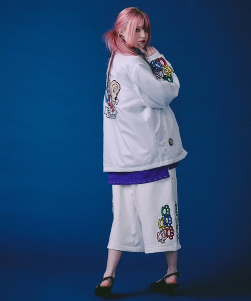 GALFY(ガルフィー)の「GALFY-メリケンHERTSコーチJKT(その他アウター・メンズ・オレンジ/ブラック/ホワイト・XL/L)」の8枚目の写真