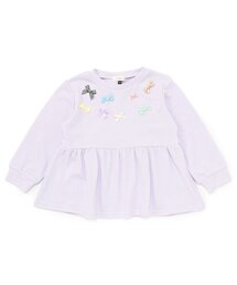 Seraph | リボンいっぱいペプラムTシャツ_ジュニア対応(Tシャツ/カットソー)