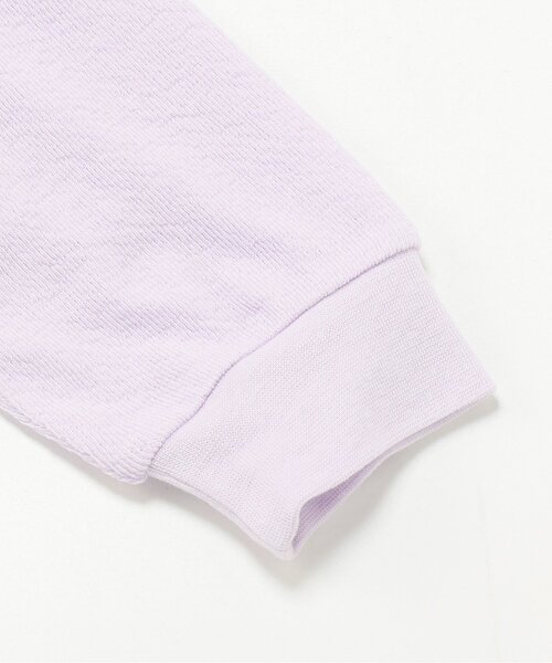 Seraph(セラフ)の「リボンいっぱいペプラムTシャツ_ジュニア対応(Tシャツ/カットソー・キッズ・ラベンダー/オフホワイト・80/90/100/110/120/130/140)」の6枚目の写真