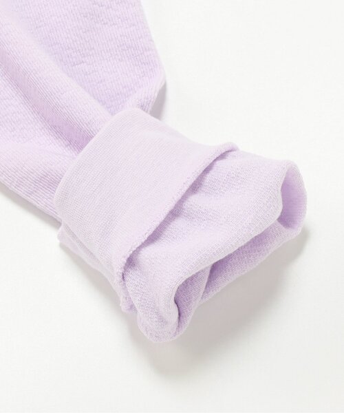 Seraph(セラフ)の「リボンいっぱいペプラムTシャツ_ジュニア対応(Tシャツ/カットソー・キッズ・ラベンダー/オフホワイト・80/90/100/110/120/130/140)」の7枚目の写真