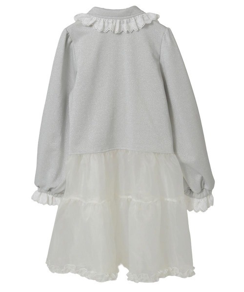 Candy Stripper（キャンディストリッパー）の「LACE COLLAR POLO ワンピース（ワンピース・レディース・ライトグリーン/ヘザーグレー/シルバー/ブラック・FREE）」の14枚目の写真