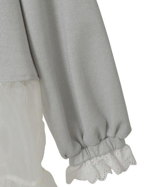 Candy Stripper（キャンディストリッパー）の「LACE COLLAR POLO ワンピース（ワンピース・レディース・ライトグリーン/ヘザーグレー/シルバー/ブラック・FREE）」の16枚目の写真