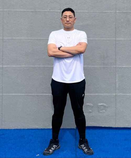 PHERMENON（フェルメノン）の「マッスルフィットクイックドライロゴショートスリーブ - ホワイト（Tシャツ/カットソー・メンズ・ホワイト・1/2/3）」の4枚目の写真