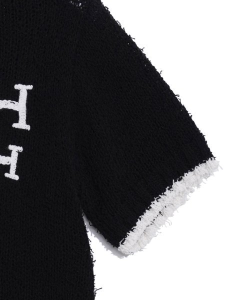 HARDCORE HAPPINESS（ハードコアハピネス）の「HCH刺繍サマーブークルニットトップス_BLACK（Tシャツ/カットソー・レディース・その他・FREE）」の7枚目の写真