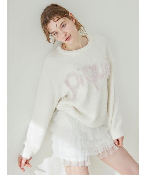 フリルロゴプルオーバー（ルームウェア/パジャマ）｜gelato pique