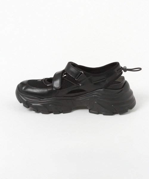 LAKOLE（ラコレ）の「クロスベルトスニーカー / 637950（スニーカー・レディース・シルバー/ブラック・LARGE/MEDIUM/SMALL）」の7枚目の写真