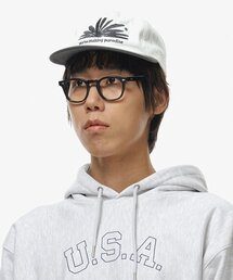 BEARDED KID（ビアーデッドキッド）の「フラワーボールキャップ アイボリー ブラック（キャップ）」