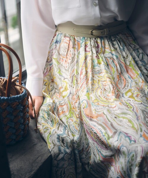 ANAYI（アナイ）の「ワイドバックルベルト（ベルト・レディース・ブラック/ライトグレー・FREE）」の6枚目の写真