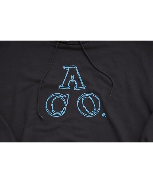APOSTROPHE COMMA(アポストロフィコンマ)の「ACO LOGO HOODIE (Charcoal/Blue)(パーカー・メンズ・その他・L/M)」の4枚目の写真