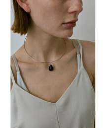 MOMENTEL JEWELRY】LABRADOR GEMSTONE NL（ネックレス）｜momentel