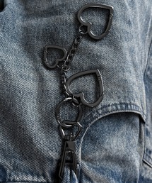 VELNUS（ベルナス）の「【VELNUS】Triple Star/Heart Carabiner Keychain / 3連スター/ハート カラビナキーホルダー（キーホルダー）」