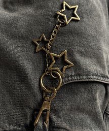 VELNUS | 【VELNUS】Triple Star/Heart Carabiner Keychain / 3連スター/ハート カラビナキーホルダー(キーホルダー)