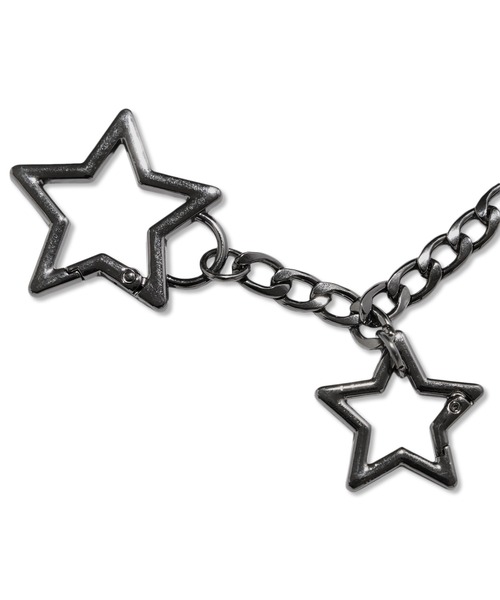 VELNUS(ベルナス)の「【VELNUS】Triple star carabiner keychain/3連スター カラビナキーホルダー(キーホルダー・メンズ・ブラック・FREE)」の9枚目の写真