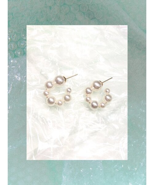 ONE ENOUGH（ワン イナフ）の「Sugar Pearl Earrings（ピアス（両耳用）・レディース・その他・FREE）」の2枚目の写真