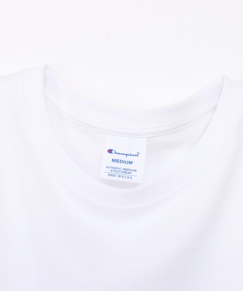 Champion(チャンピオン)の「【Champion/チャンピオン】レディース ショートスリーブTシャツ(Tシャツ/カットソー・レディース・ライトオレンジ系1/ブラック/ホワイト/オートミール・LARGE/MEDIUM)」の18枚目の写真