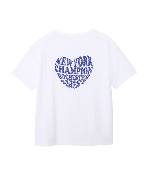 Champion(チャンピオン)の「【Champion/チャンピオン】レディース ショートスリーブTシャツ(Tシャツ/カットソー・レディース・ライトオレンジ系1/ブラック/ホワイト/オートミール・LARGE/MEDIUM)」の19枚目の写真