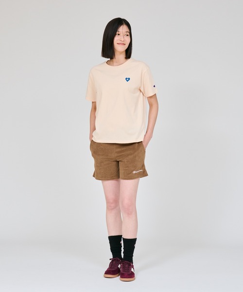 Champion(チャンピオン)の「【Champion/チャンピオン】レディース ショートスリーブTシャツ(Tシャツ/カットソー・レディース・ライトオレンジ系1/ブラック/ホワイト/オートミール・LARGE/MEDIUM)」の7枚目の写真
