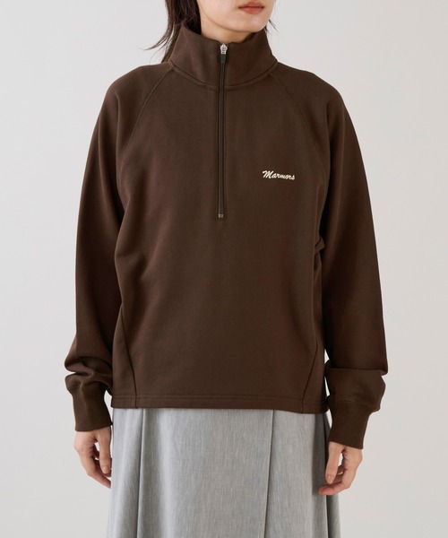 marmors(マルモア)の「【marmors】ハーフジップスウェット(スウェット・レディース・イエロー/サックスブルー/ブラウン・36)」の14枚目の写真