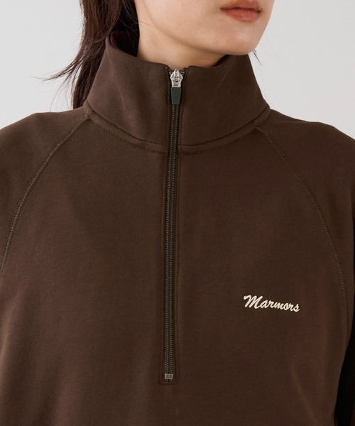 marmors(マルモア)の「【marmors】ハーフジップスウェット(スウェット・レディース・イエロー/サックスブルー/ブラウン・36)」の6枚目の写真