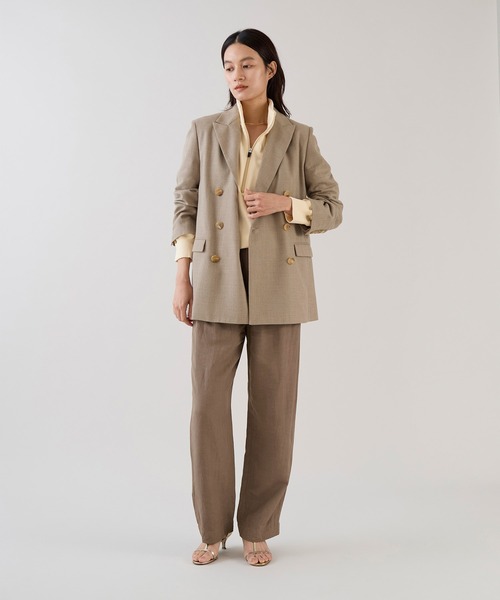 marmors(マルモア)の「【marmors】ハーフジップスウェット(スウェット・レディース・イエロー/サックスブルー/ブラウン・36)」の17枚目の写真