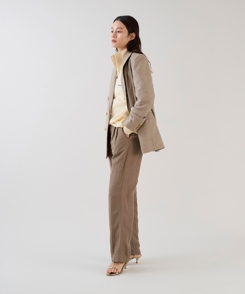 marmors(マルモア)の「【marmors】ハーフジップスウェット(スウェット・レディース・イエロー/サックスブルー/ブラウン・36)」の18枚目の写真