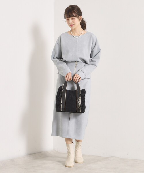 ITS'DEMO（イッツデモ）の「フリルテープミニトート（ハンドバッグ・レディース・シルバー/ピンク系/ベージュ/ブラック・00）」の8枚目の写真