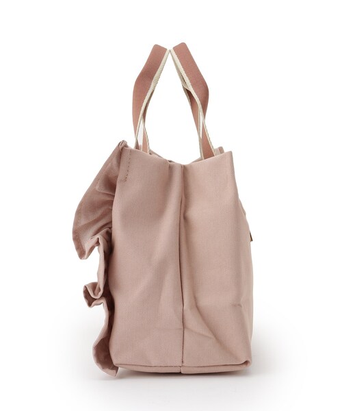 ITS'DEMO（イッツデモ）の「フリルテープミニトート（ハンドバッグ・レディース・シルバー/ピンク系/ベージュ/ブラック・00）」の17枚目の写真