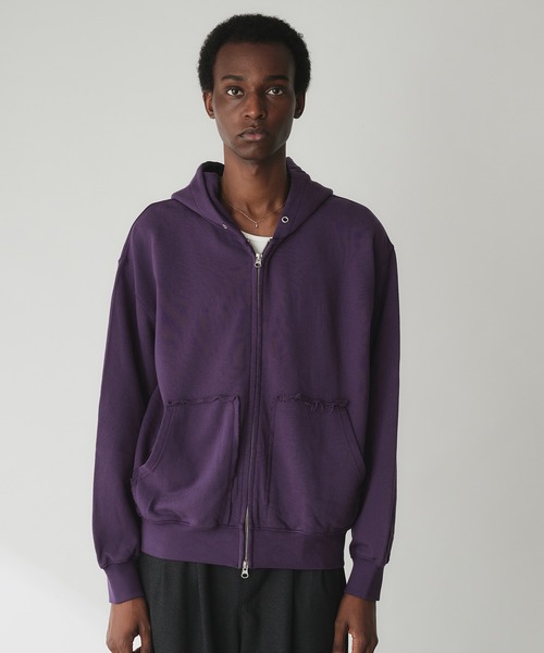 セール】Double-Zip Colorway Hoodie / ダブルジップ裏毛カラー