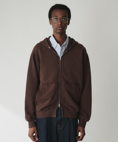 Double-Zip Colorway Hoodie / ダブルジップ裏毛カラーフーディー