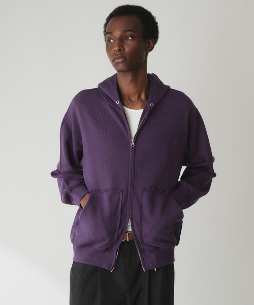 セール】Double-Zip Colorway Hoodie / ダブルジップ裏毛カラー