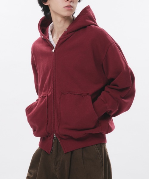 セール】Double-Zip Colorway Hoodie / ダブルジップ裏毛カラー