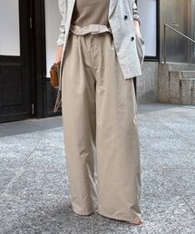 DouDou | ウエスト折り返しギャザーパンツ(その他パンツ)