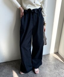 DouDou | ウエスト折り返しギャザーパンツ(その他パンツ)