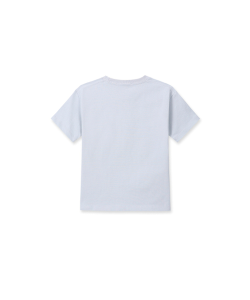 9999ARCHIVE(9999アーカイブ)の「Bubble Logo T(Tシャツ/カットソー・レディース・スカイブルー・1/2)」の3枚目の写真