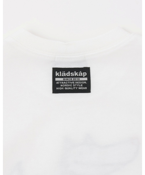 kladskap(クレードスコープ)の「スニーカーオオカミ長袖Tシャツ(Tシャツ/カットソー・キッズ・オフホワイト/サックスブルー・120cm/110cm/100cm/90cm/80cm/130cm)」の5枚目の写真