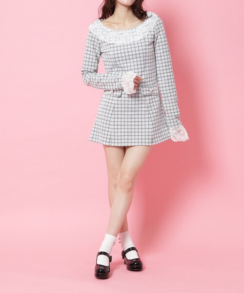 cs T&P(シーエスティーアンドピー)の「バレエコアストラップ付リボン付きパンプス(パンプス・レディース・アイボリー系1/グレー系1/ブラック系1・S/M/L/LL)」の5枚目の写真