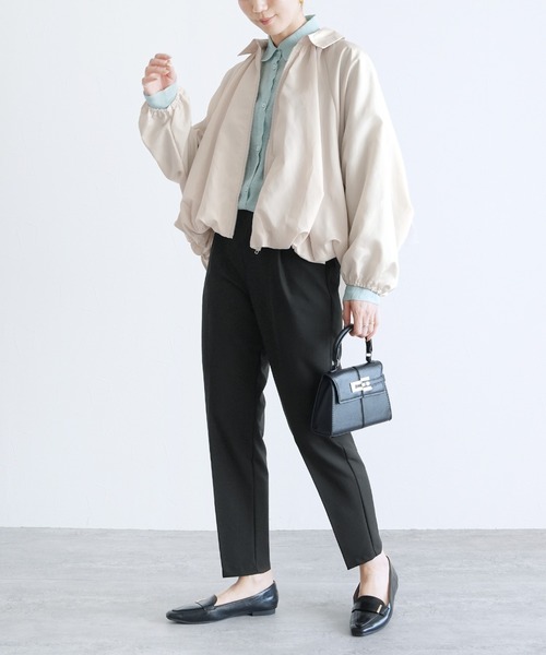 reca（レカ）の「パフスリーブドルマンジャケット（その他アウター・レディース・アイボリー/ブラック/カーキ・M）」の5枚目の写真