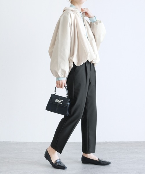 reca（レカ）の「パフスリーブドルマンジャケット（その他アウター・レディース・アイボリー/ブラック/カーキ・M）」の6枚目の写真