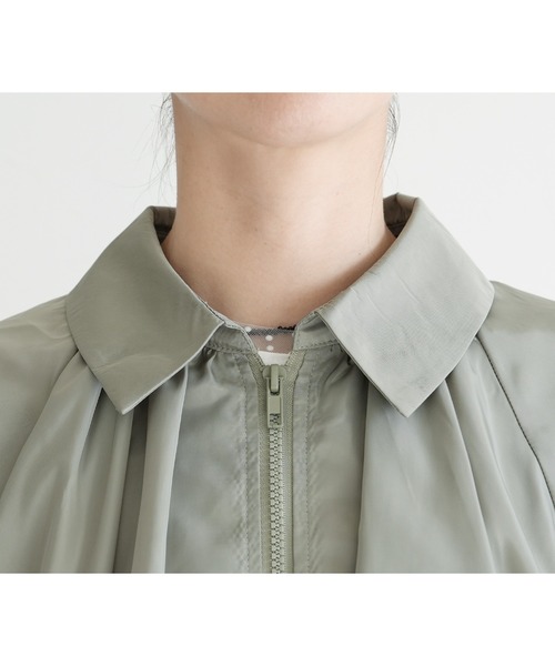 reca（レカ）の「パフスリーブドルマンジャケット（その他アウター・レディース・アイボリー/ブラック/カーキ・M）」の20枚目の写真