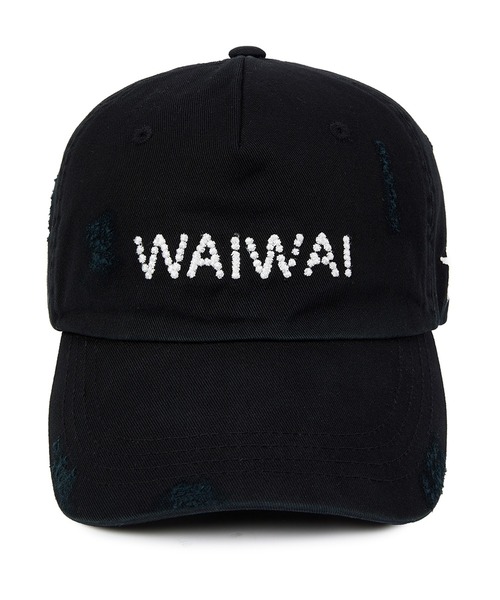 OPEN Yy(オープンワイワイ)の「【OPEN YY】WAIWAI TRUCKER CAP(キャップ・レディース・パープル/カーキ/ブラック・FREE)」の17枚目の写真